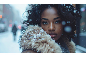 Portrait of a woman in winter, a Beauty & Fashion Photo by Igor Tichonow