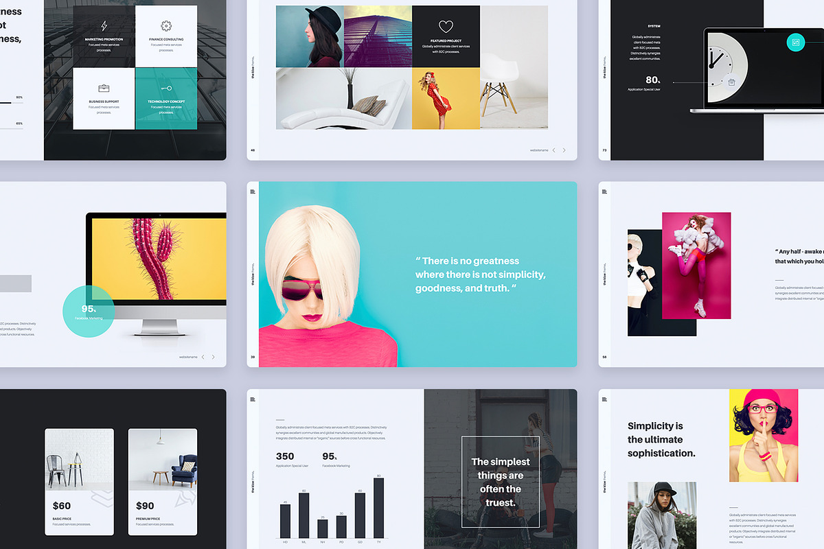 KLOE - Minimal Presentation Template, a Presentation Template by SimpleSmart (Photo 6 of 9)