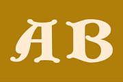 Gothic Initials Seven Font, a Script Font by GG Design (Thumbnail 2 of 15)