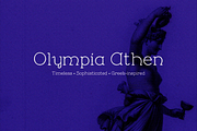 Olympia Athen - Display Typeface, a Serif Font by Lilithcollageart (Thumbnail 2 of 10)
