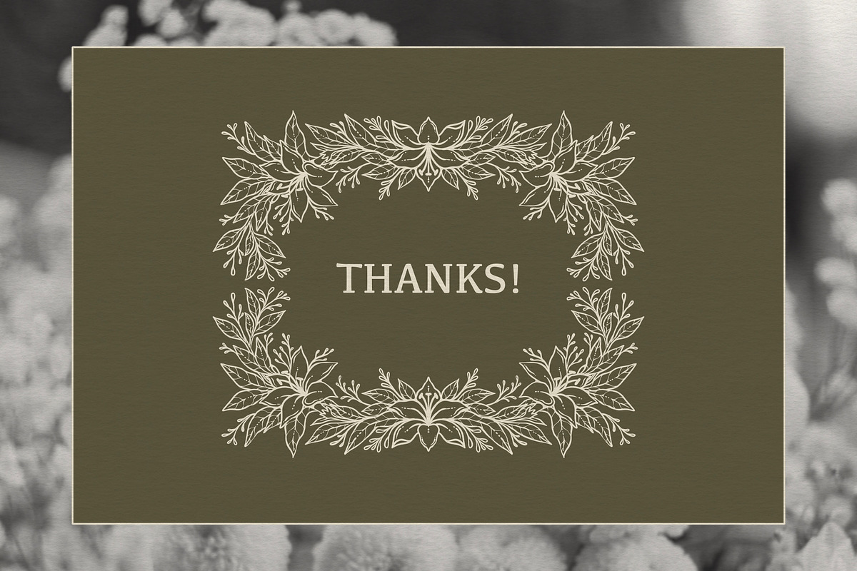 Floral Line Art Collection, a Decorative Illustration by heyXeni (Photo 12 of 12)