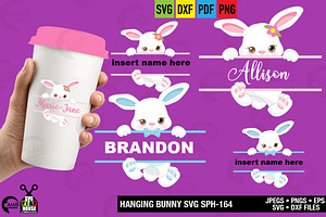 Cute Bunny name tags SPH-164