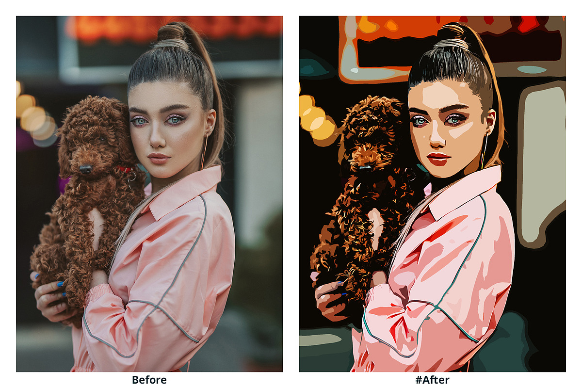 Cartoon Style Photoshop Action, an Action Add-On by Effect-Hub (Photo 3 of 10)