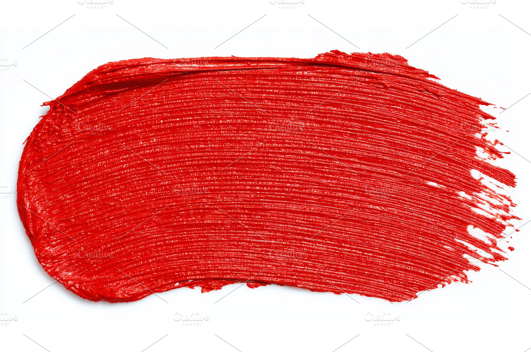 A red smear of oil paint is shown, an Arts & Entertainment Photo by ZinetroN