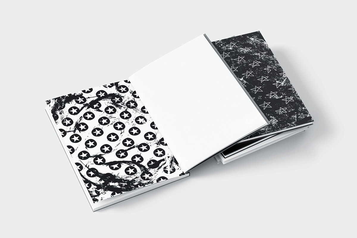Stars - 44 Grunge Patterns, a Pattern Graphic by Tustan (Photo 10 of 10)