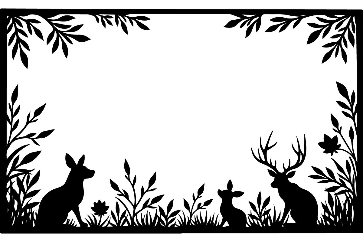 Nature Frame SVG Bundle Collection, an Object Graphic by Creativeshirt (Photo 6 of 10)