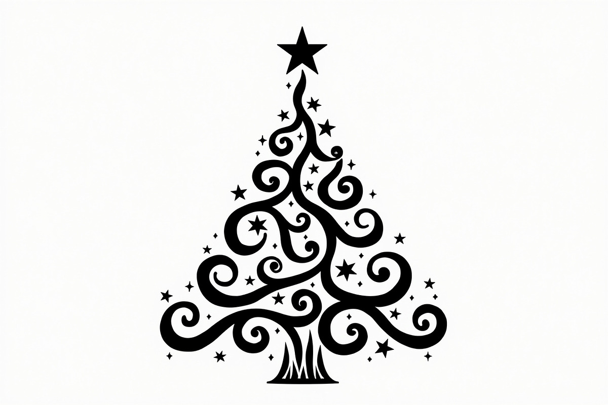 Elegant Christmas Window Bundle, an Illustration by hafijul (Photo 6 of 21)