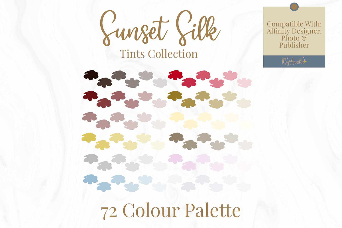 Kimono Inspired 72 Colour Palette, a Palette Add-On by May Annella (Photo 1 of 8)