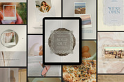 Nostalgic Beach Instagram Templates, a Social Media Template by Pani Temp. (Thumbnail 2 of 16)