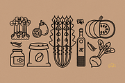 Food Market Collection, a Food Illustration by The Fooltype (Thumbnail 7 of 12)