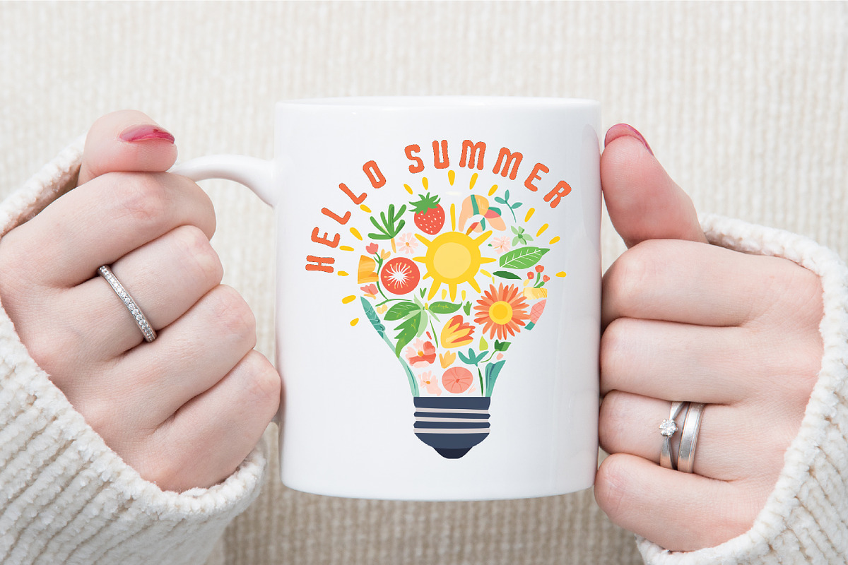 Hello Summer PNG Files, an Illustration by Sublimation Artist (Photo 5 of 6)