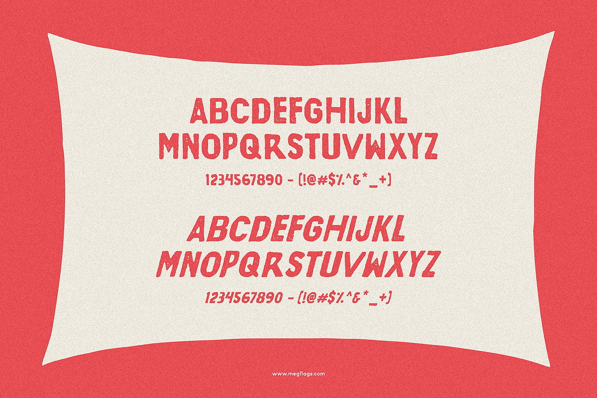 Grissed Typeface, a Font by Megflags (Photo 2 of 9)