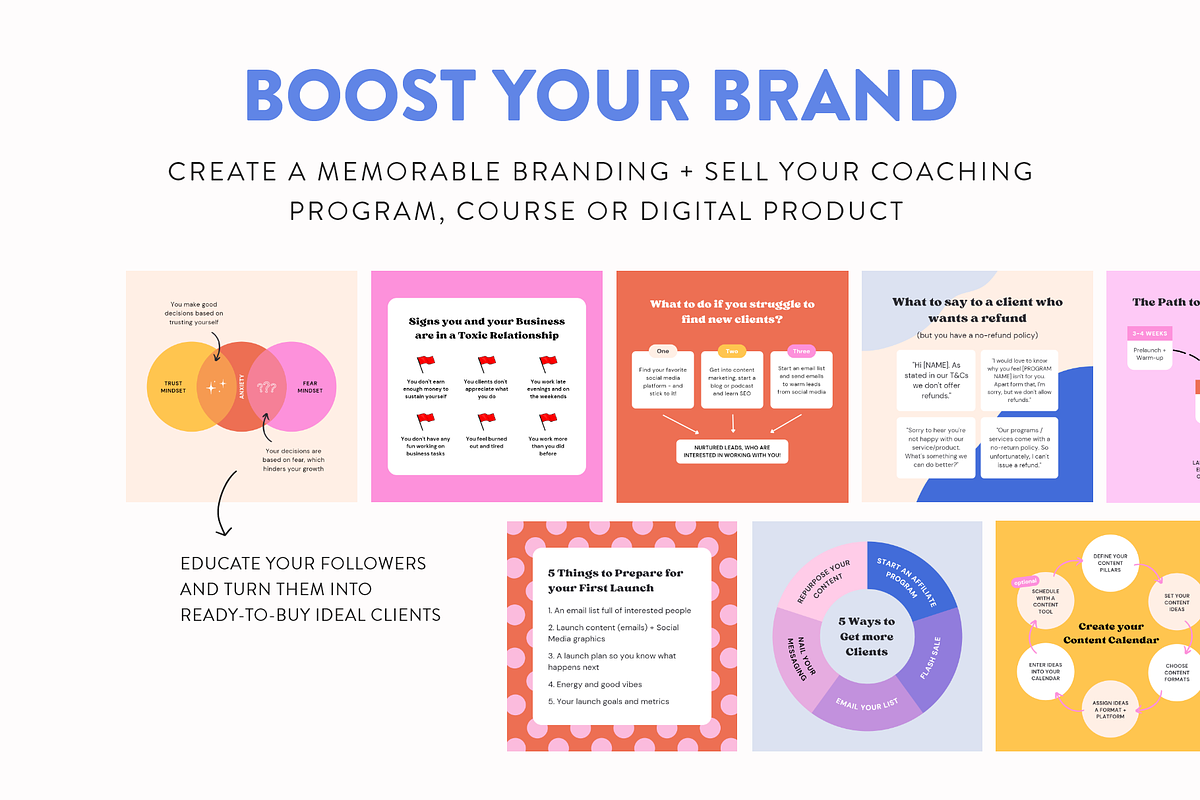 Instagram Educational Posts Pack, a Social Media Template by My Social Boutique (Photo 6 of 11)