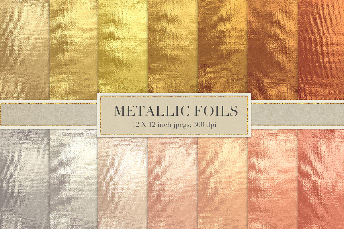 Metallic Foils, a Texture Graphic by Paper Farms (Photo 1 of 2)