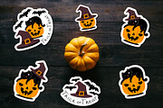 Halloween Stickers Bundle, a Decorative Illustration by DeShoff Art (Thumbnail 2 of 3)