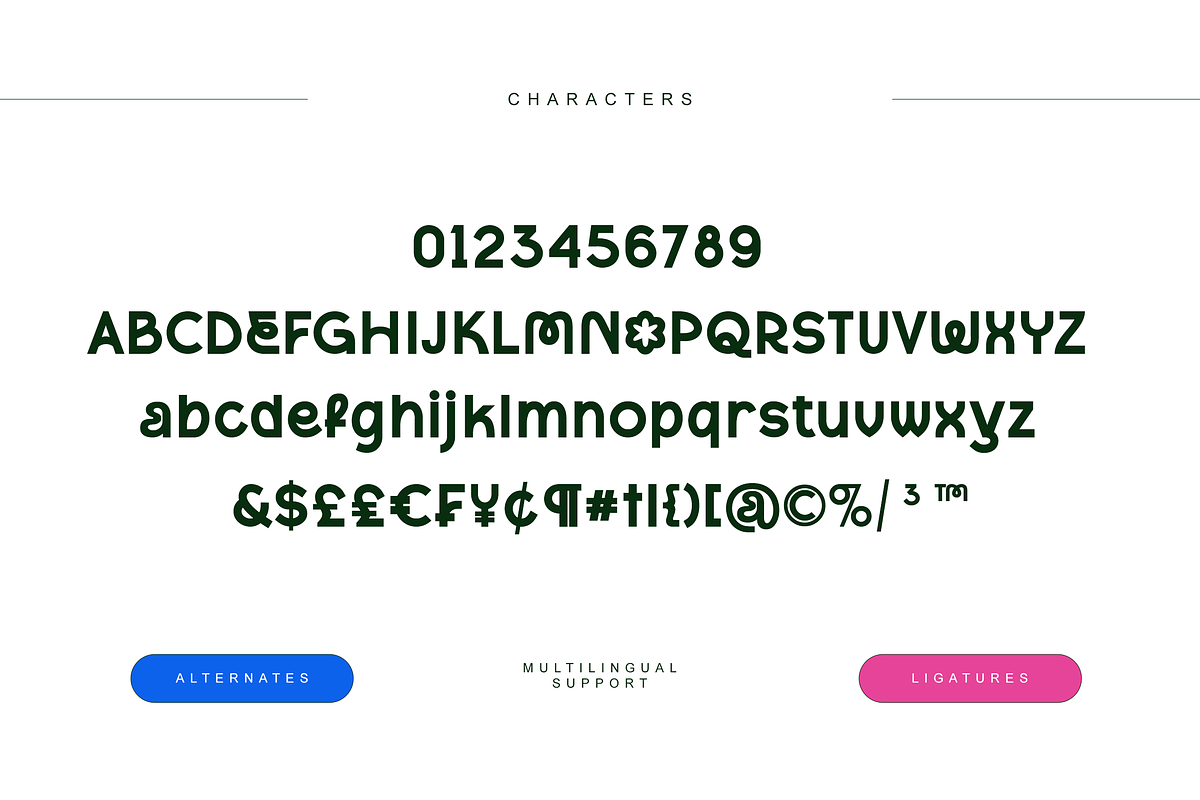 Clayful – Experimental Typeface, a Font by Namara Creative Studio (Photo 6 of 10)