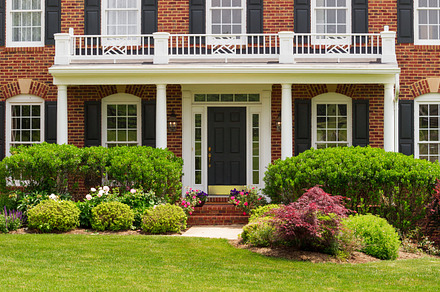 Single family home entrance featuring single family house, entrance, and door, an Architecture Photo by Backyard Stock