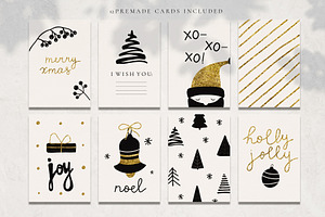 Christmas Holiday Cards & Tags Set