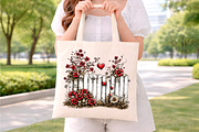 whimsical spring fence clipart, an Illustration by GatewayDesign (Thumbnail 8 of 9)