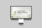 Apple Studio Display Mockup, a Mac Mockup by Graphiculon (Thumbnail 7 of 11)