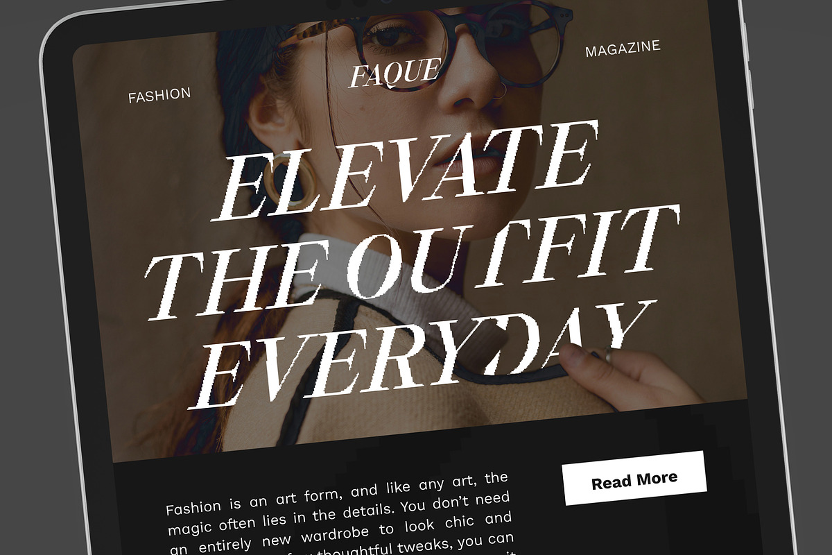 New Valley - Pixelate Italic Serif, a Serif Font by Typia Nesia (Photo 11 of 15)