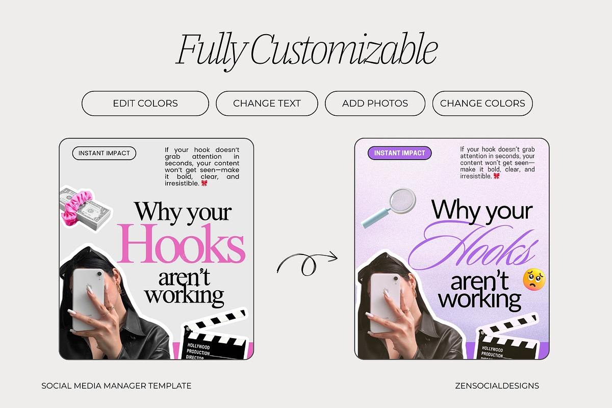 Social Media Manager Insta Template preview 6