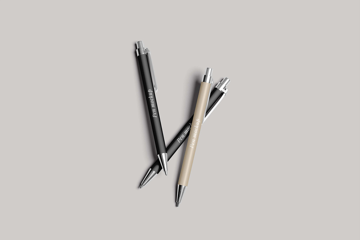 Office Pen Mockup, a Pens & Pencil Mockup by NyakBiett (Photo 5 of 16)