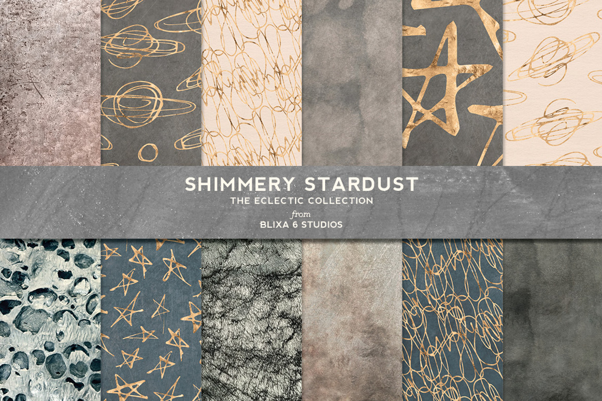 180 Dreamy Golden Graphics, a Pattern Graphic by Blixa 6 Studios (Photo 13 of 27)