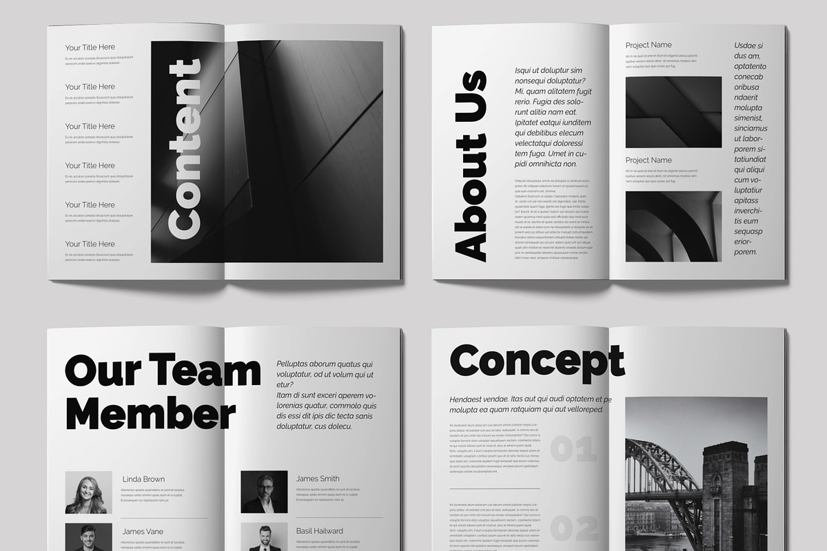 Multi Purpose Magazine Template, a Magazine Template by ContestDesign (Photo 2 of 4)