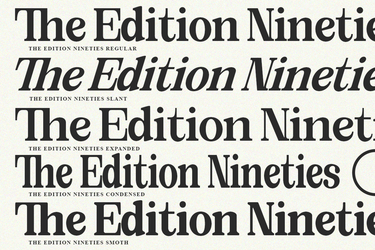 The Edition Nineties | 11 Font Style, a Serif Font by IM Studio (Photo 3 of 11)