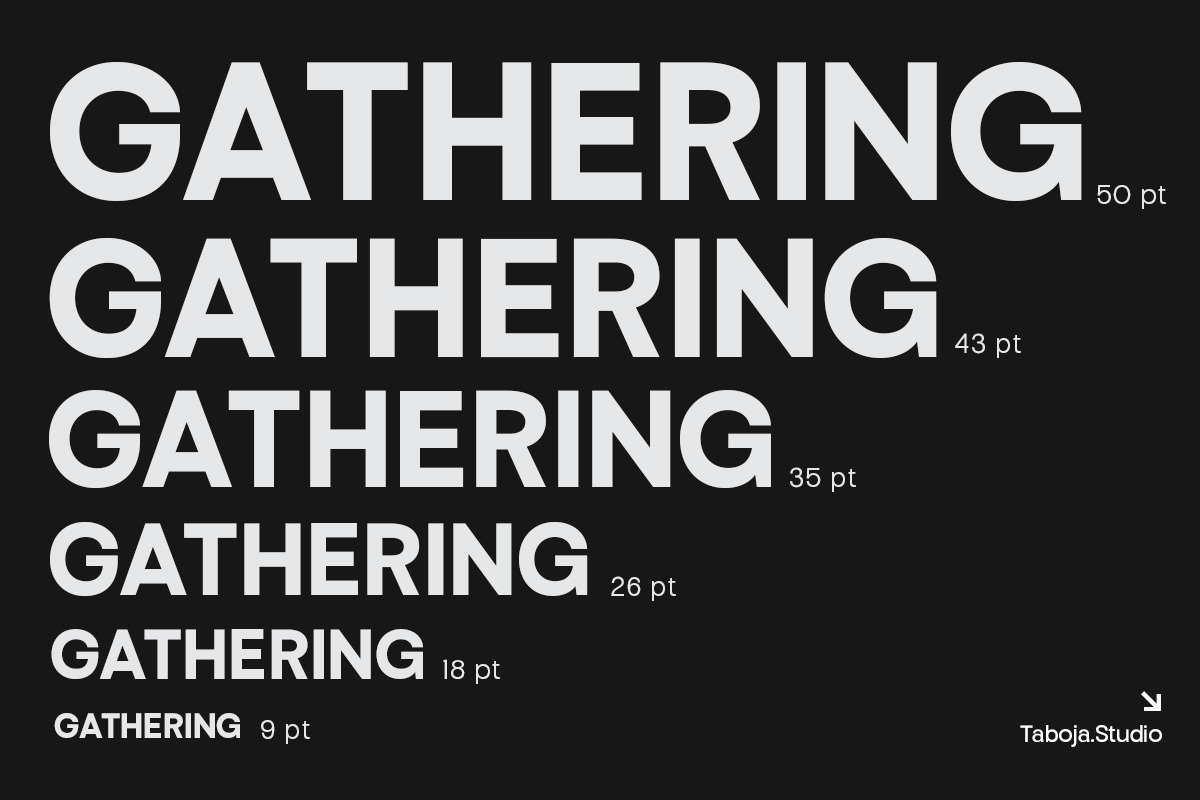 TBJ Endgraph 8-Sans Serif Font, a Sans Serif Font by Taboja Studio (Photo 7 of 19)