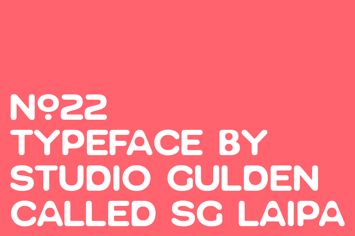 SG Laipa Soft Rounded, a Sans Serif Font by Studio Gulden (Photo 2 of 15)