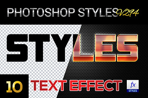 10 Creative Photoshop Styles V295