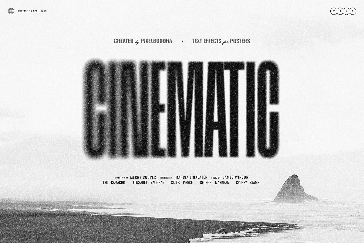 Cinematic Text Effects, a Layer Style Add-On by pixelbuddha.net