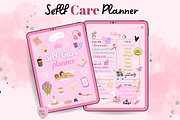 Self Care Planner, Wellbeing Planner, a Templates & Theme by MariaKariBakken (Thumbnail 1 of 7)
