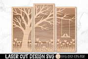 Tree of Life Wall Art SVG Laser Cut, an Object Graphic by Rose Art (Thumbnail 2 of 3)