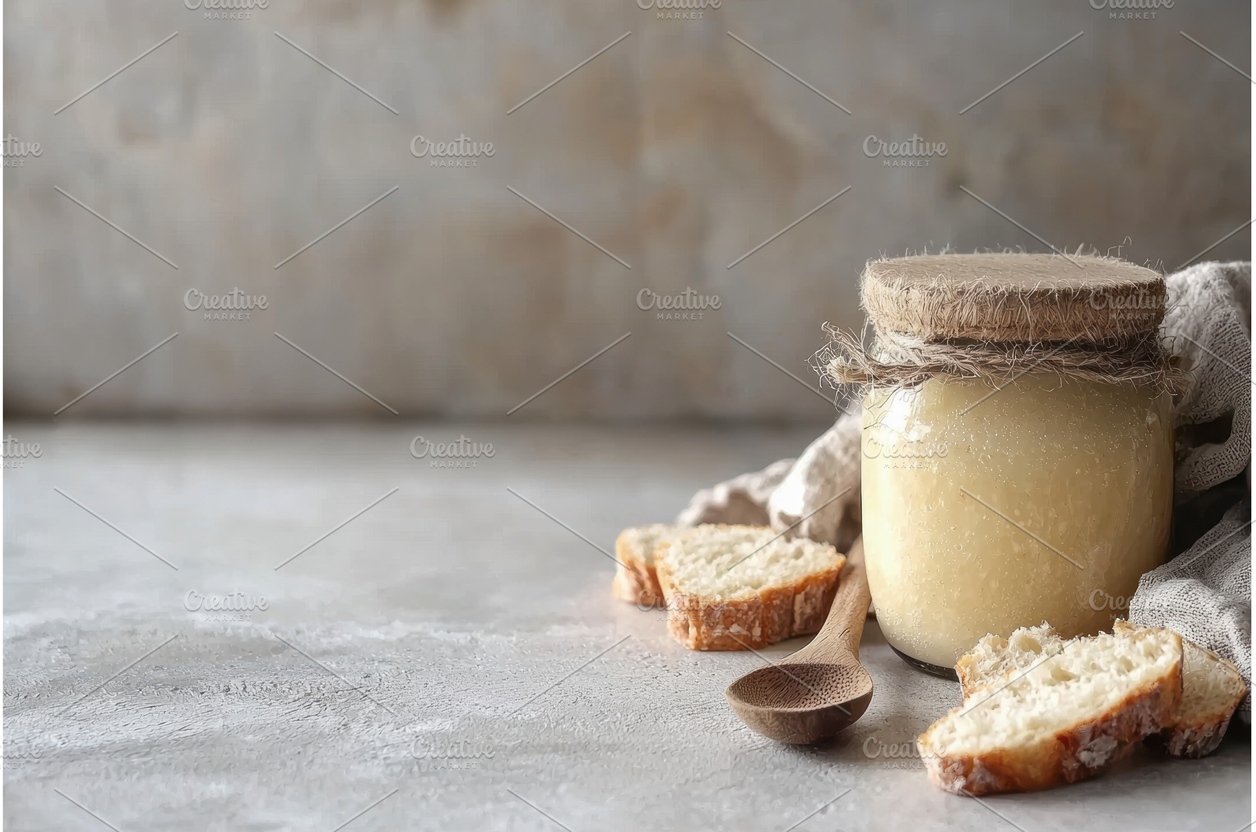 Fermented Sourdough Starter in a Jar, a Food & Drink Photo by Rodica Ciorba