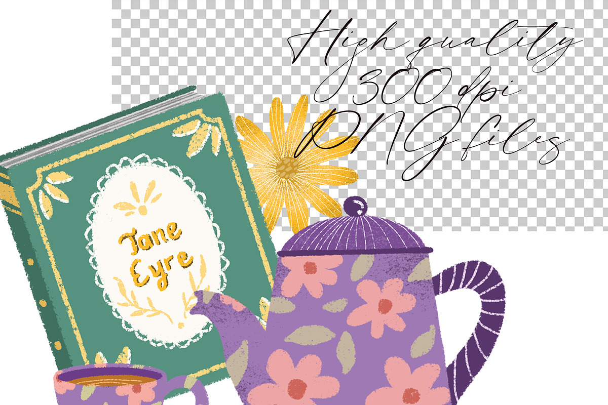 Summer hygge clipart &digital papers, a Seasonal Illustration by Yelloo Fish (Photo 8 of 10)