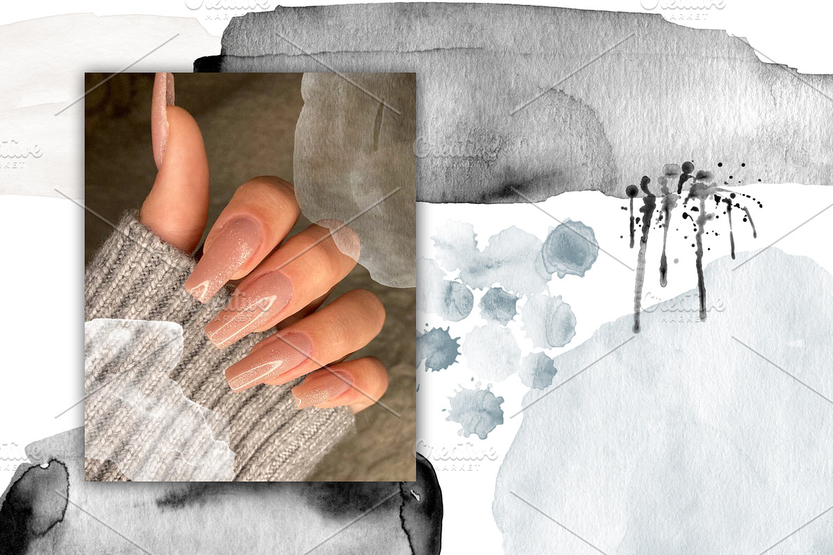 130 Watercolor brushes for photoshop, a Brush Add-On by TaPilipa (Photo 7 of 8)