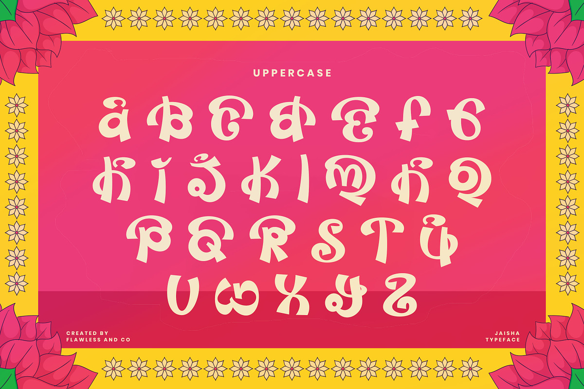Jaisha - Hindi Display Font, a Font by Flawless And Co (Photo 6 of 10)