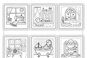 Bold and Easy Cozy Nooks, a Decorative Illustration by Ink Gallery (Thumbnail 9 of 9)