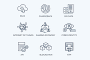 78 Fintech Line Icons, an Outline Icon by Flat Icons (Thumbnail 9 of 10)