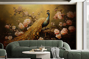 Japanese Ukiyo-e Peacock, a Wallpaper Graphic by Muzi pear studio (Thumbnail 8 of 12)