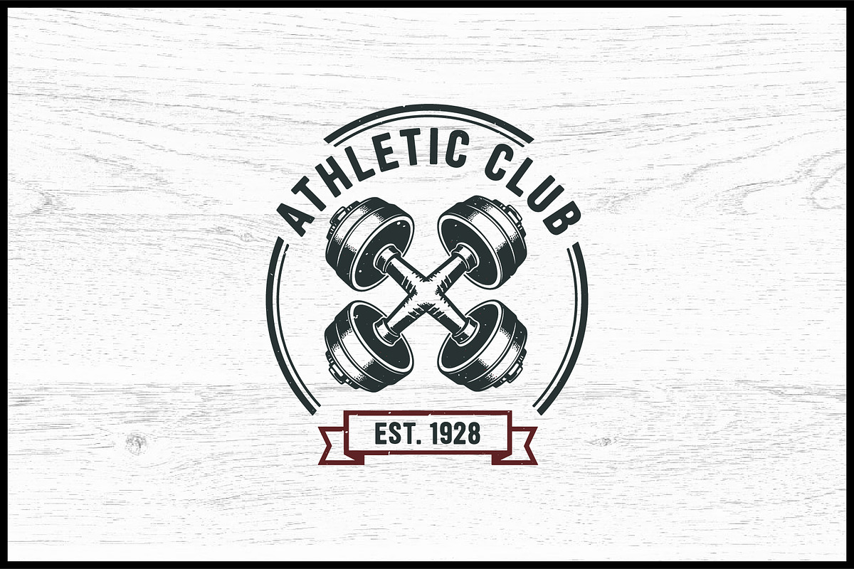 10 Power Gym Logo Badge Bundle, a Sport Illustration by Artivon (Photo 8 of 10)