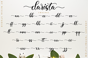 Clarista Script, a Script Font by Nissa Studio (Thumbnail 12 of 12)