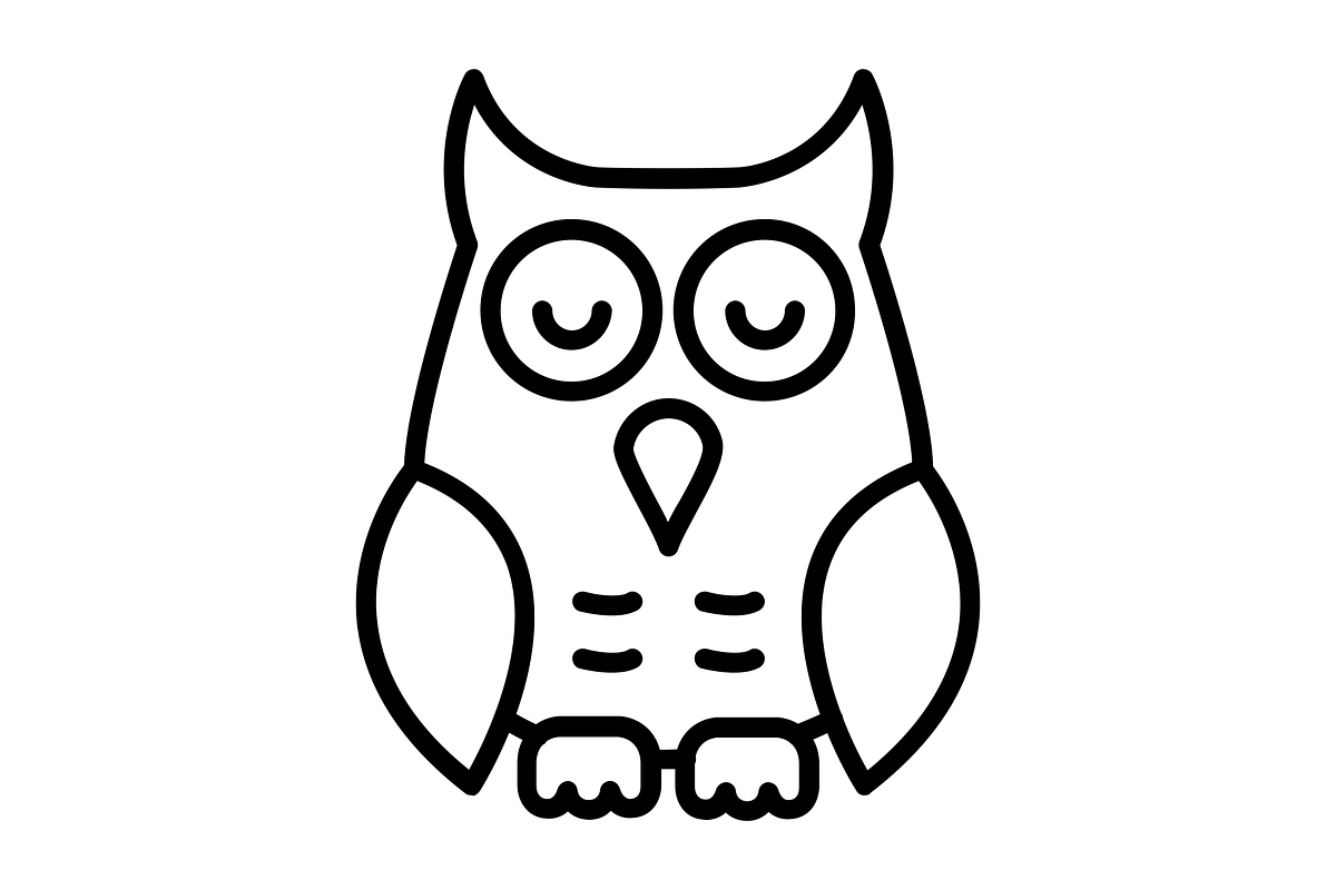Owl Line Icon, an Icon by Pexelpy (Photo 2 of 2)