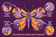 Dirty Halftones Photoshop Brush Set, a Brush Add-On by Shoutbam (Thumbnail 2 of 11)