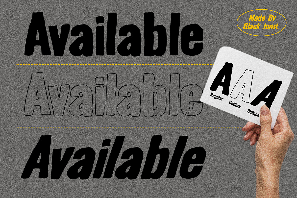 Sagiel Prenock - Handdrawn Font, a Sans Serif Font by Black Junst (Photo 7 of 10)
