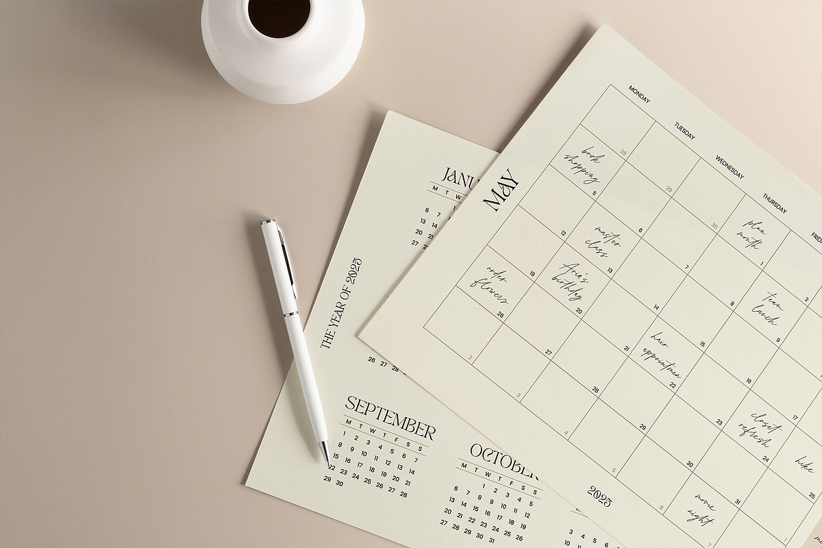 2025 Calendar & Planner, a Templates & Theme by May Motif (Photo 6 of 10)