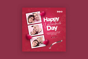 Valentine's Day Post Template, a Social Media Template by Saman Osama